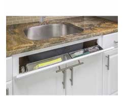 Stainless Steel Tipout 2 Shallow Tray Set